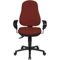 TOPSTAR Ergonomische stoel Permanent Contact Stof In hoogte verstelbare armleuning Bordeaux 110 kg Point 70