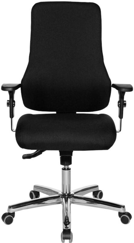 TOPSTAR Ergonomische stoel Synchroonmechanisme Stof In hoogte verstelbare armleuning Zwart 110 kg Sitness 55