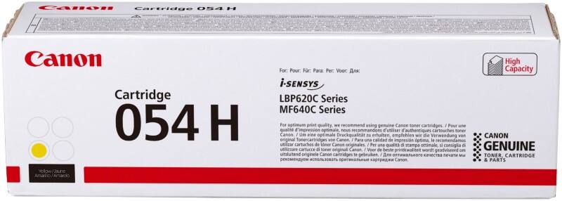 Canon 054H Origineel Tonercartridge Geel