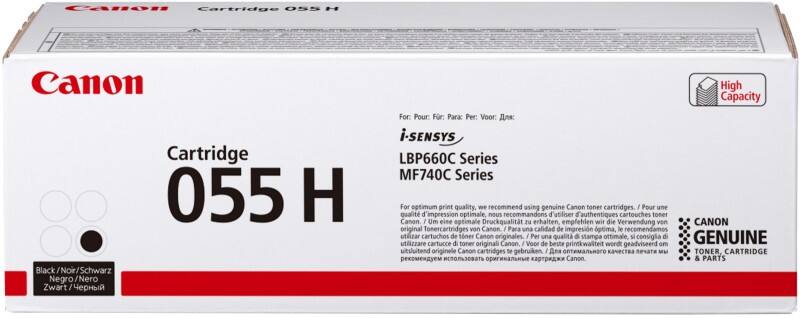 Canon 055H Origineel Tonercartridge Zwart