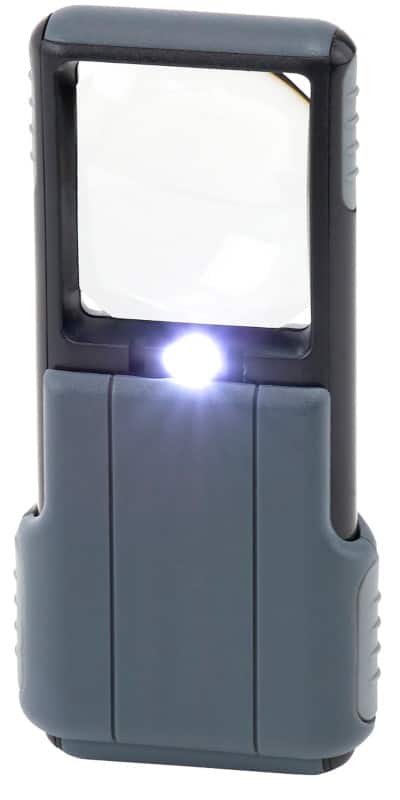 Carson Vergrootglas MiniBrite PO-55 Grijs, zwart 51 mm 5 x