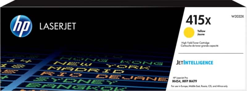 HP 415X originele tonercartridge W2032X geel