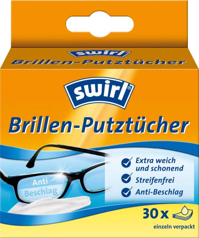 Swirl Vochtige brillendoekjes Wit 30 Stuks