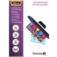 Fellowes Enhance Lamineerhoes A4 Mat 160 Micron Transparant 100 Stuks