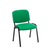 Bezoekersstoel Ken Stapelbaar Stof, Chroom, Groen