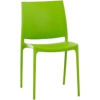 Bezoekersstoel Maya Kunststof Groen