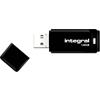 Integral USB 2.0 USB-stick 128 GB Zwart