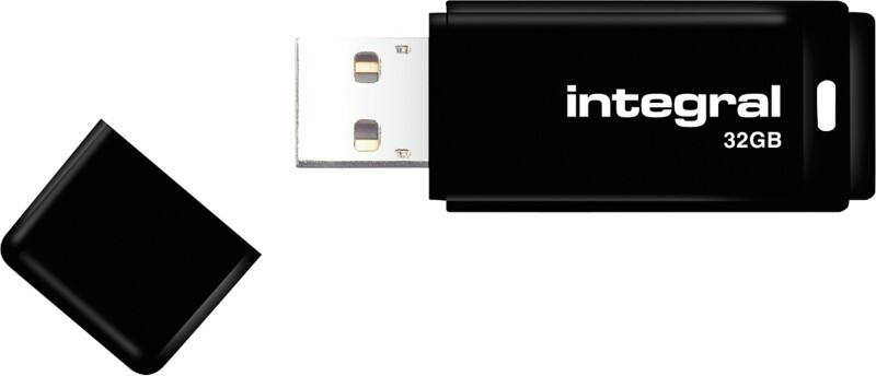 Integral USB 2.0 USB-stick 32 GB zwart