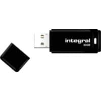 Integral USB 2.0 USB-stick 32 GB zwart