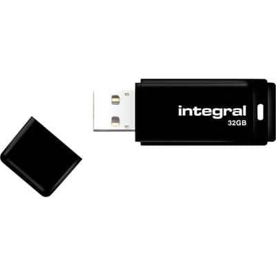 Integral USB 2.0 USB-stick 32 GB Zwart