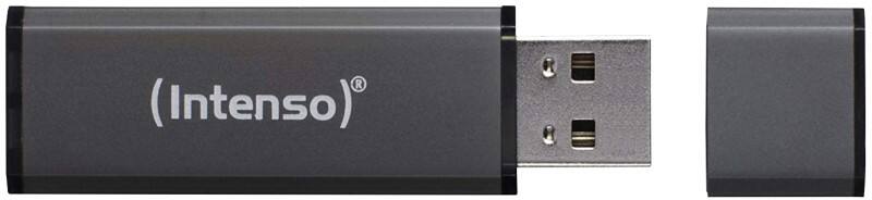 Intenso USB 2.0 USB-stick Aluminum Line 16 GB Antraciet