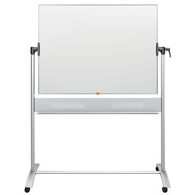 Nobo Magnetisch Whiteboard MobielKantelbaar whiteboard Gelakt staal 120 x 90 cm