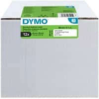 Dymo LW S0722370 / 99010 Authentiek Adresetiketten Zelfklevend Wit 28 x 89 mm 12 Rollen à 130 Etiketten