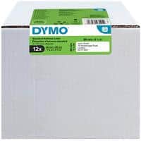 Dymo LW S0722370 / 99010 Authentiek Adresetiketten Zelfklevend Wit 28 x 89 mm 12 Rollen à 130 Etiketten