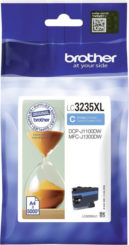 Brother LC-3235XLC Origineel Inktcartridge Cyaan