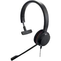 Jabra Evolve 20 MS Bedraad Mono Headset Over het hoofd met Ruisonderdrukking USB met Microfoon Zwart