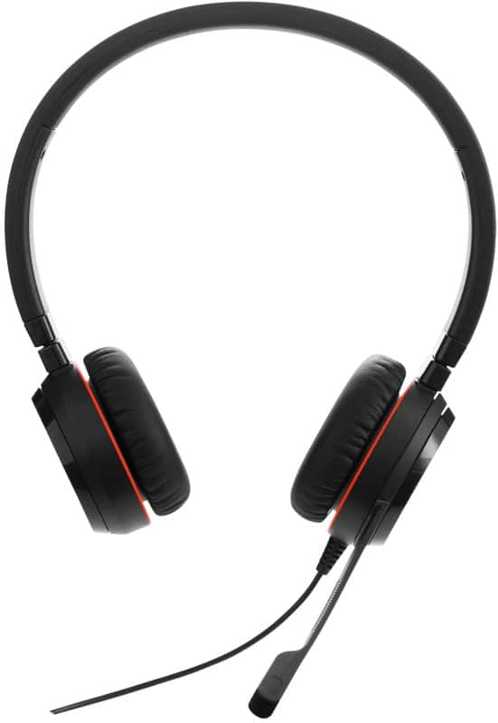 Jabra Evolve 20 SE MS Bedraad Headset Over het hoofd USB Passive noise-cancelling Met microfoon Stereo Zwart