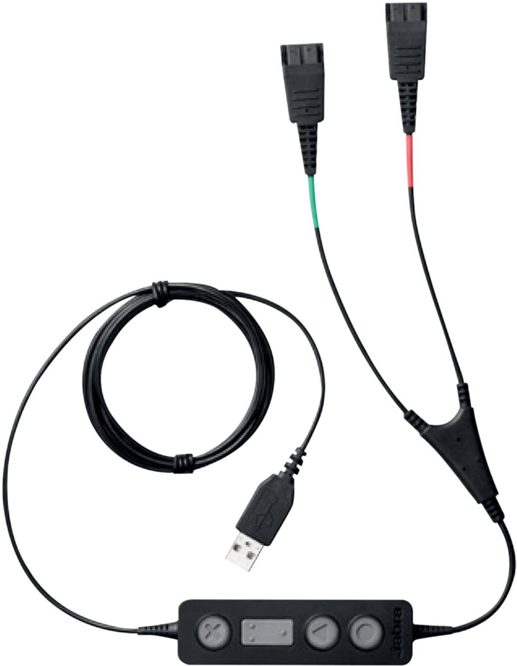 Jabra Link 265 USB/QD Training kabel zwart