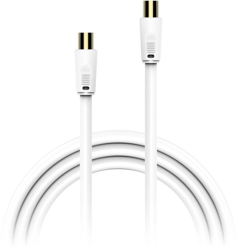 XLayer Antenne AV TV Aansluitkabel 215382 1.5m Wit