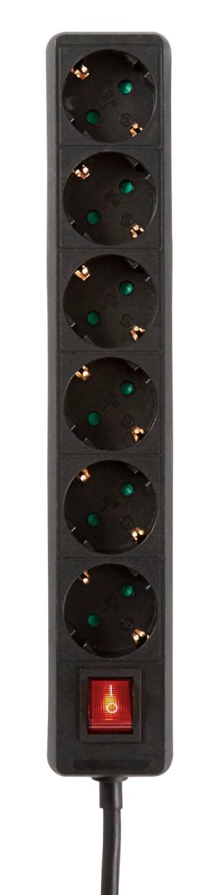 Nedis Stekkerdoos 6 stopcontacten