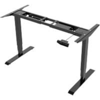 euroseats Zit-sta bureau frame Double motor Zwart 1.800 x 600 x 620 - 1.250 mm