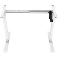 euroseats Zit-sta bureau frame Single motor Wit 1.210 x 500 x 730 - 1.210 mm