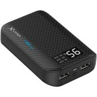XLayer Powerbank Pure Carbon 7500mAh Zwart