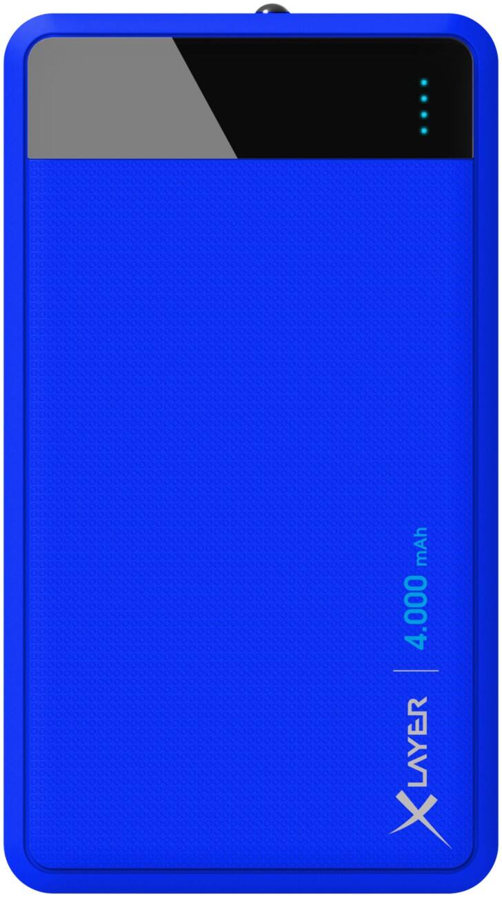 XLayer Powerbank Colour Line 4000mAh Blauw