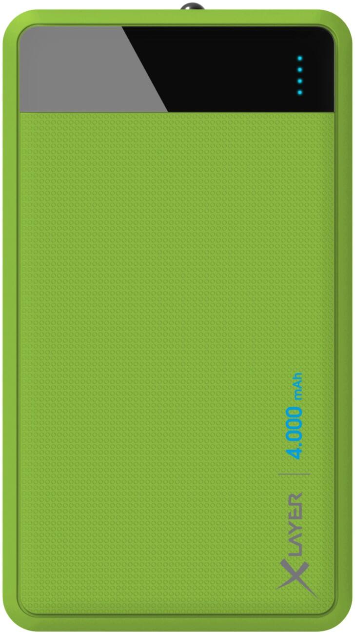 XLayer Powerbank Colour Line 4000mAh Groen