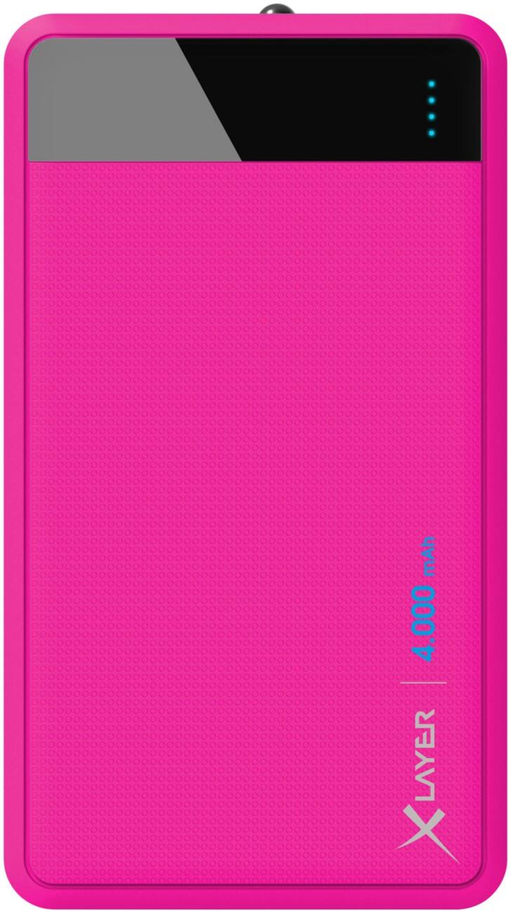XLayer Powerbank Colour Line 4000mAh Roze