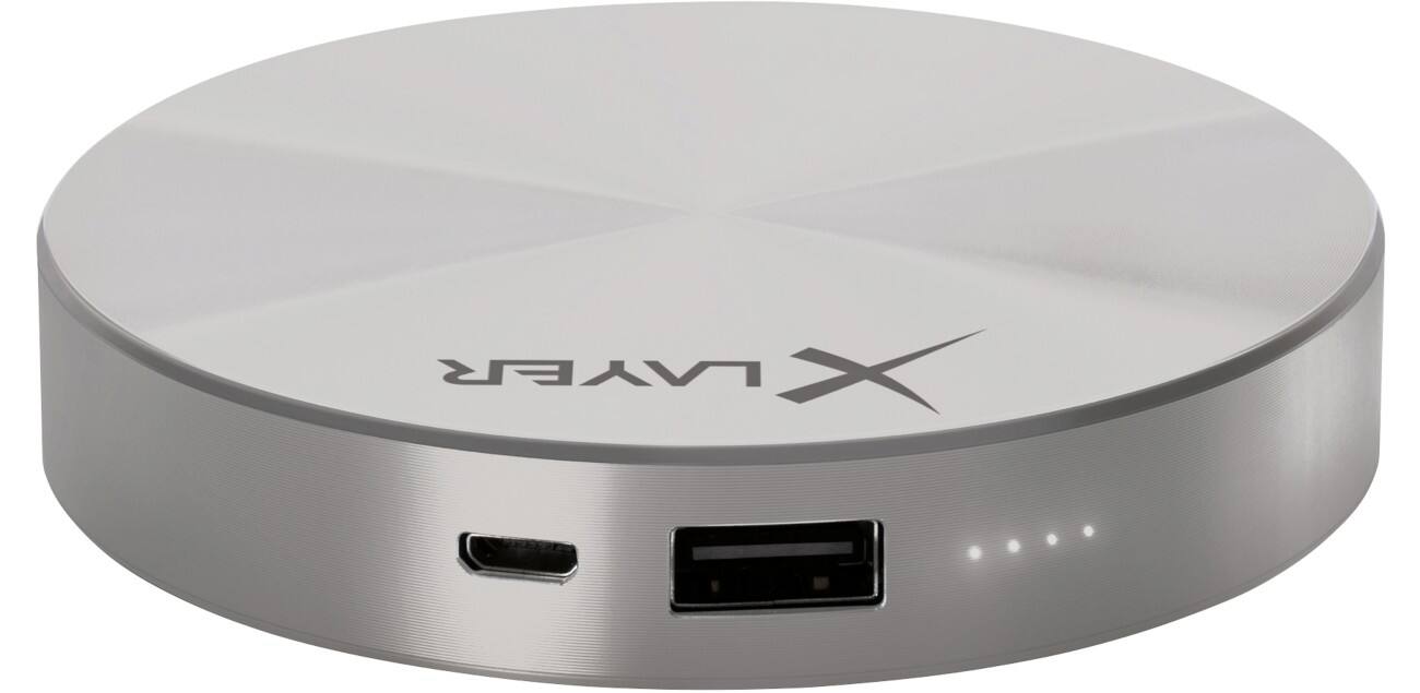 XLayer Powerbank Plus Fashion 6000mAh Zilver