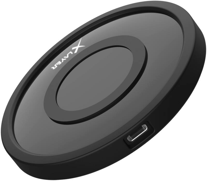 XLayer Qi Draadloos Oplaadstation 214944 Zwart