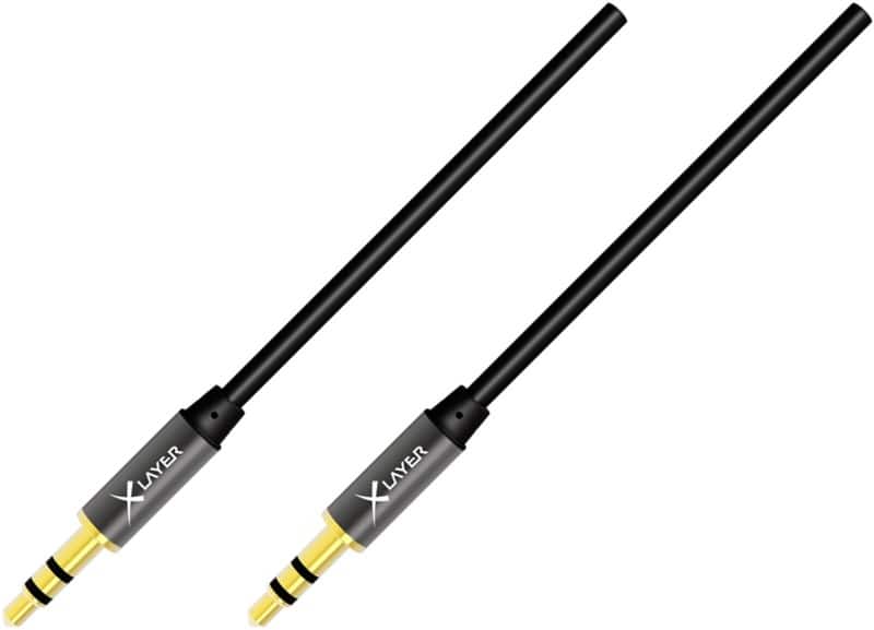 XLayer Audiokabel 210790 1 x 3,5 mm Mini jack & 1 x 3,5 mm Mini jack 2m