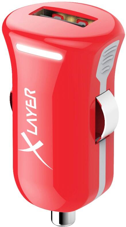 XLAYER 214103 USB-autolader Rood