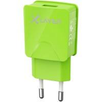 XLAYER 214111 USB-stroomadapter Groen