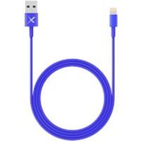 XLAYER 214092 1 x USB A male naar 1 x Apple Lightning male laad & sync kabel 1m Blauw
