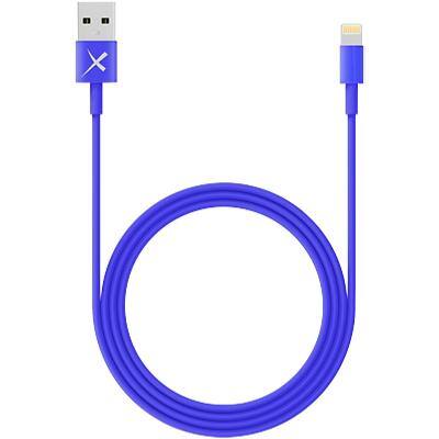 XLAYER 214092 1 x USB A male naar 1 x Apple Lightning male laad & sync kabel 1m Blauw