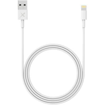 XLAYER 214091 1 x USB A male naar 1 x Apple Lightning male laad & sync kabel 1m Wit
