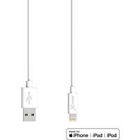 XLAYER 210325 1 x USB A male naar 1 x Apple Lightning male laad & sync kabel 1,2m Wit