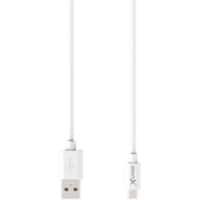 XLAYER 210570 1 x Micro USB A male naar 1 x USB A male kabel 1,2m Wit