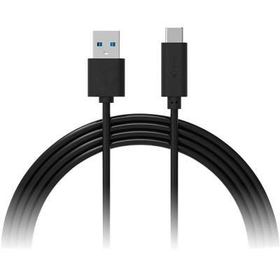 XLAYER 214345 1 USB A male naar 1 x USB C male kabel 1m Zwart
