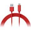XLAYER 214351 1 USB A male naar 1 x USB C male kabel 1m Rood
