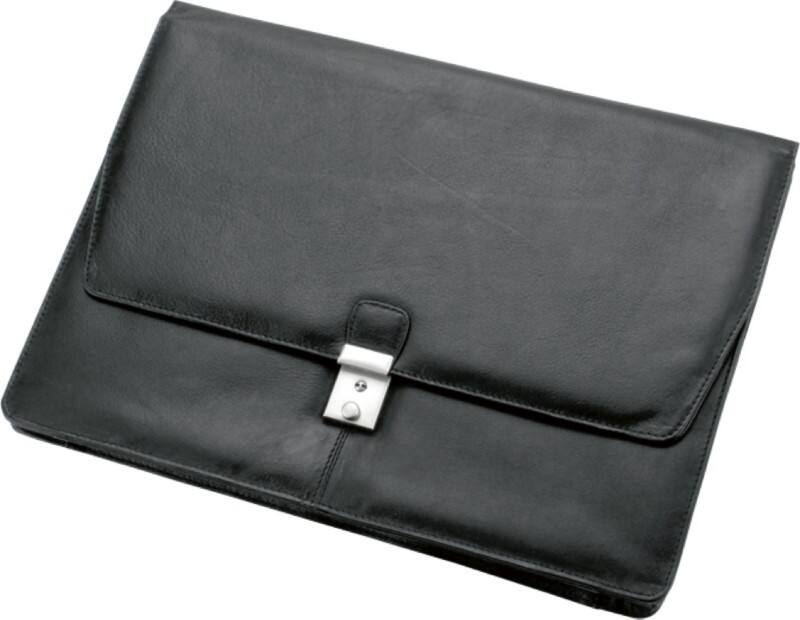 Alassio conferentiemap TISSANO 34 x 4 x 26 cm zwart