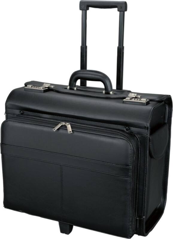 Alassio reiskoffer SAN REMO 45 x 26 x 40 cm zwart