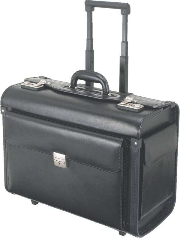 Alassio reiskoffer SILVANA 48 x 23 x 39,5 cm zwart