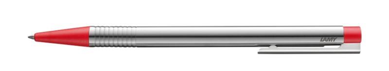 Lamy Lamy logo 1228039 Intrekbaar Balpen Rood 0,5 mm Medium Balpen Navulbaar