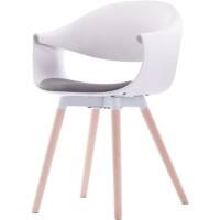 Realspace Bezoekersstoel Emma Wit