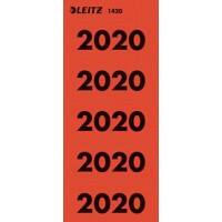 Leitz Ordnerrugetiketten 2020 Rood 100 Stuks à 10 Etiketten 6 x 2,55 cm