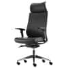 Realspace Basic Tilt Executive-stoel met verstelbare armleuning en stoel Olymp Echt Leder Zwart