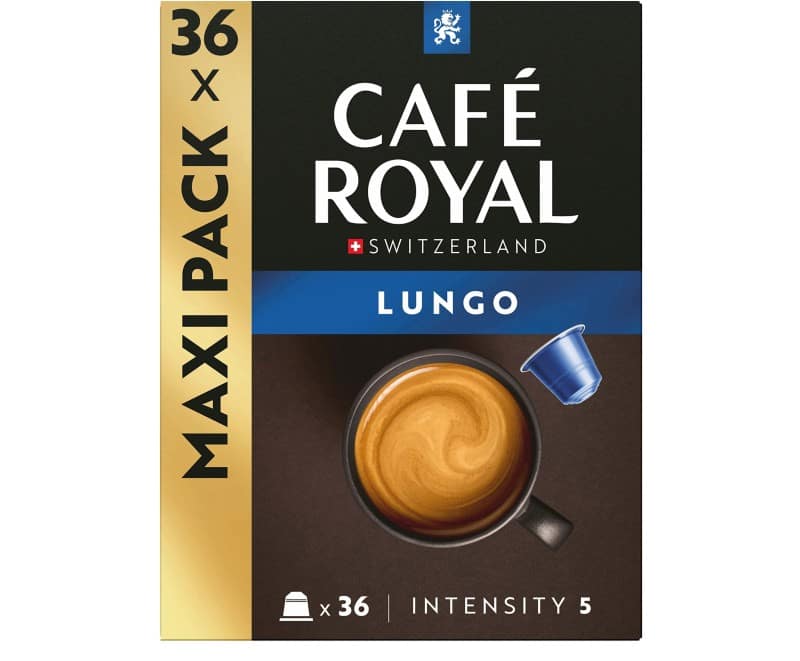 CAFÉ ROYAL Lungo Nespresso Koffiecups 36 Stuks à 5.2 g